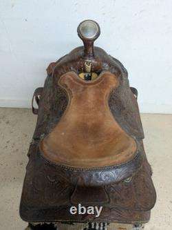 14 Inch Used Billy Cook Western Roping Saddle 1058-11190