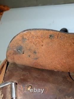 14 Inch Used Martin Clinton Anderson Model Western Trail Saddle 1080-11373