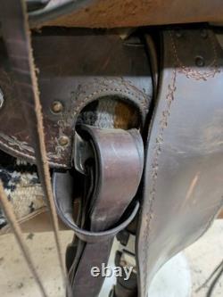 14 Inch Used Martin Clinton Anderson Model Western Trail Saddle 1080-11373