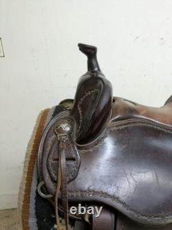 14 Inch Used Martin Clinton Anderson Model Western Trail Saddle 1080-11373
