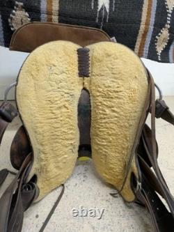 14 Inch Used Martin Clinton Anderson Model Western Trail Saddle 1080-11373