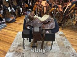 14 Longhorn Western Barrel Racing Saddle