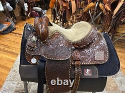 14 Longhorn Western Barrel Racing Saddle