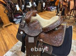 14 Longhorn Western Barrel Racing Saddle