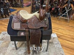 14 Longhorn Western Barrel Racing Saddle