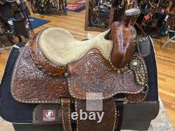 14 Longhorn Western Barrel Racing Saddle