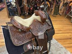 14 Longhorn Western Barrel Racing Saddle