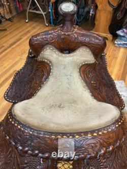 14 Longhorn Western Barrel Racing Saddle