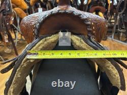 14 Longhorn Western Barrel Racing Saddle