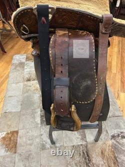 14 Longhorn Western Barrel Racing Saddle