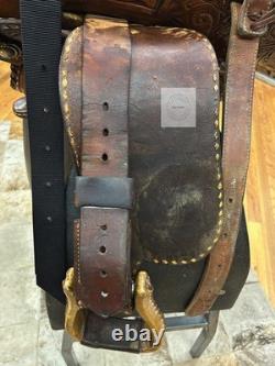 14 Longhorn Western Barrel Racing Saddle