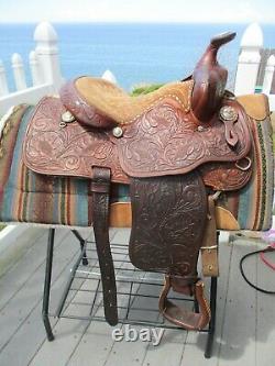 14'' Martha Josey #1010 Longhorn Western Barrel Saddle Sqhbars