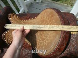 14'' Martha Josey #1010 Longhorn Western Barrel Saddle Sqhbars