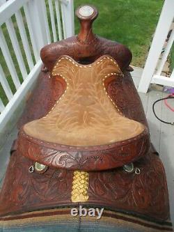 14'' Martha Josey #1010 Longhorn Western Barrel Saddle Sqhbars