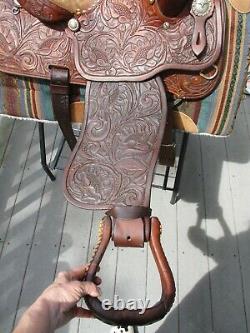 14'' Martha Josey #1010 Longhorn Western Barrel Saddle Sqhbars