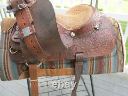 14'' Martha Josey #1010 Longhorn Western Barrel Saddle Sqhbars