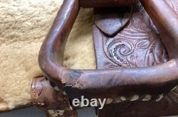 14 Martha Josey Longhorn Leather Barrell Horse Saddle