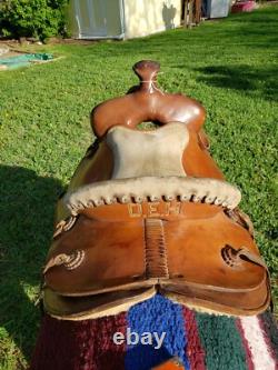 14 N Porter Western Saddle, Antique Gem Back To Brand New