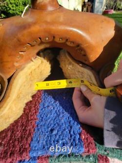 14 N Porter Western Saddle, Antique Gem Back To Brand New