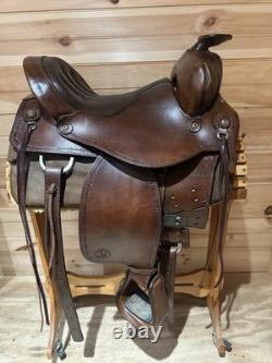 14 Ortho-Flex Cattle Baron Western Saddle Model CB-140