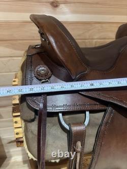 14 Ortho-Flex Cattle Baron Western Saddle Model CB-140