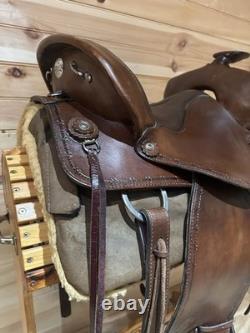 14 Ortho-Flex Cattle Baron Western Saddle Model CB-140