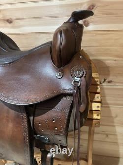 14 Ortho-Flex Cattle Baron Western Saddle Model CB-140