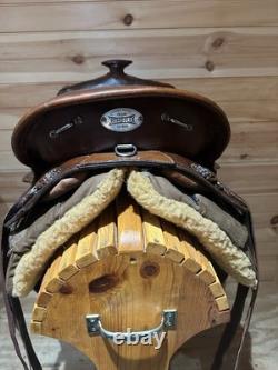 14 Ortho-Flex Cattle Baron Western Saddle Model CB-140