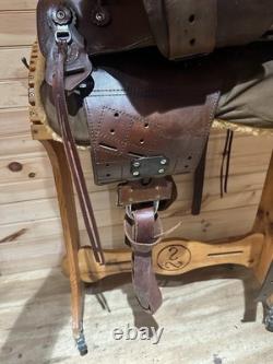 14 Ortho-Flex Cattle Baron Western Saddle Model CB-140