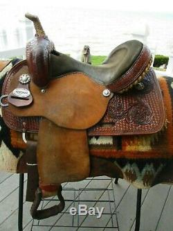 14'' Reinsman western barrel saddle SQHB