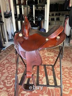 14 Rider's Choice/Alabama Saddlery Western Saddle Made for Arabian Wide Withers
