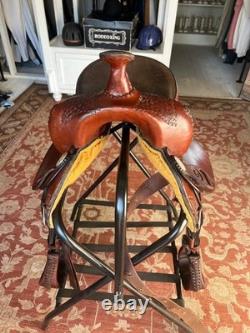 14 Rider's Choice/Alabama Saddlery Western Saddle Made for Arabian Wide Withers