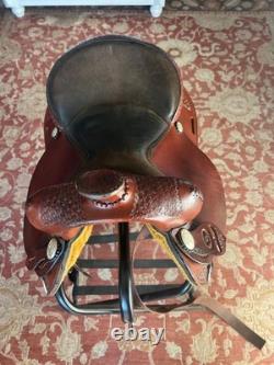 14 Rider's Choice/Alabama Saddlery Western Saddle Made for Arabian Wide Withers
