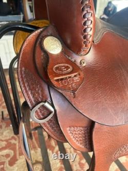 14 Rider's Choice/Alabama Saddlery Western Saddle Made for Arabian Wide Withers