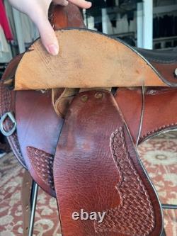 14 Rider's Choice/Alabama Saddlery Western Saddle Made for Arabian Wide Withers