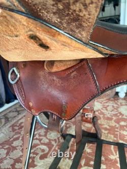 14 Rider's Choice/Alabama Saddlery Western Saddle Made for Arabian Wide Withers
