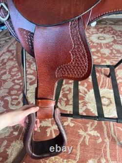 14 Rider's Choice/Alabama Saddlery Western Saddle Made for Arabian Wide Withers