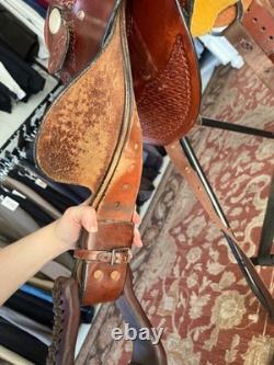 14 Rider's Choice/Alabama Saddlery Western Saddle Made for Arabian Wide Withers