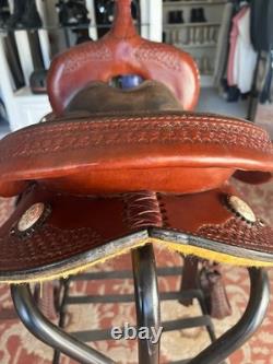 14 Rider's Choice/Alabama Saddlery Western Saddle Made for Arabian Wide Withers