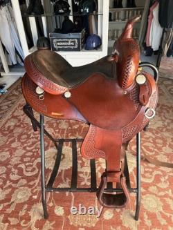 14 Rider's Choice/Alabama Saddlery Western Saddle Made for Arabian Wide Withers