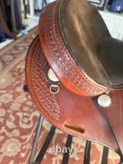 14 Rider's Choice/Alabama Saddlery Western Saddle Made for Arabian Wide Withers