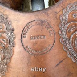 14 Russell saddle Co Western Saddle