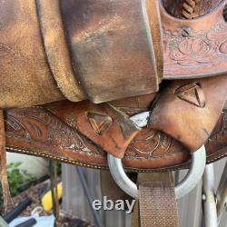 14 Russell saddle Co Western Saddle