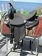 14'' Sqh Bars Black Abetta Original Westernbarrel/ Trail Saddle