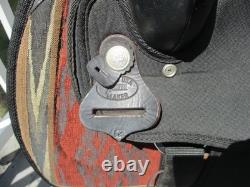 14'' SQH BARS Black abetta Original Westernbarrel/ trail saddle