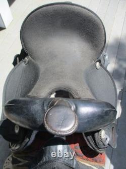 14'' SQH BARS Black abetta Original Westernbarrel/ trail saddle