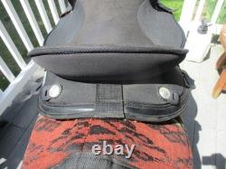 14'' SQH BARS Black abetta Original Westernbarrel/ trail saddle