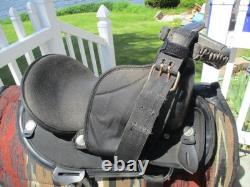 14'' SQH BARS Black abetta Original Westernbarrel/ trail saddle