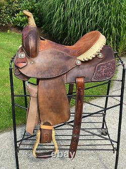 14 Saddlesmith Of Texas Western Barrel Saddle