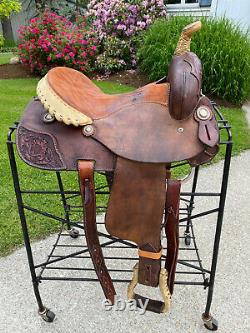 14 Saddlesmith Of Texas Western Barrel Saddle